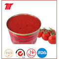 Pasta de tomate enlatado com certificação Halal